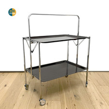 Desserte bar roulante pliant
