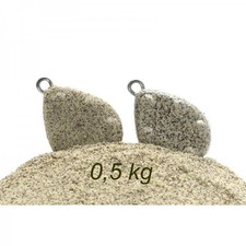 PACK REVETEMENT PLOMB - Gros Grain SABLE - GRAVIER 500 grs  POUDRE Alciumpeche