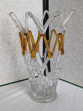 vase arabesque transparent de Mario Cioni