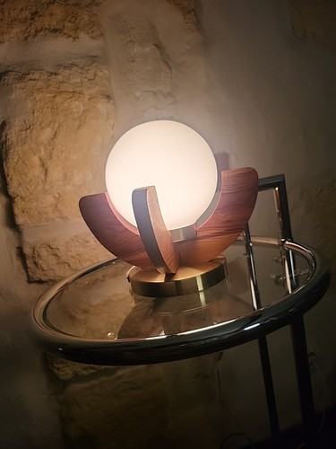 Lampe table bois et - lampe,
