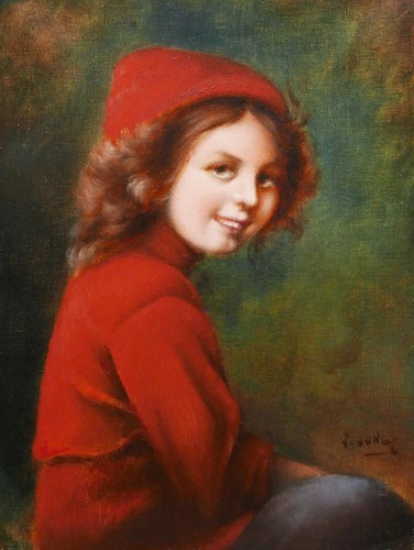 Portrait painting child - , little