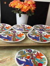 Lot de 6 assiettes Acapulco Villeroy et Boch 20 cm décor plein très bon état