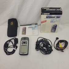 Garmin GPSMAP 76 Waterproof GPS Handheld Map Navigator Bundle Cords, Manual, Box