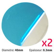 x2 Plaque Métal Téléphone