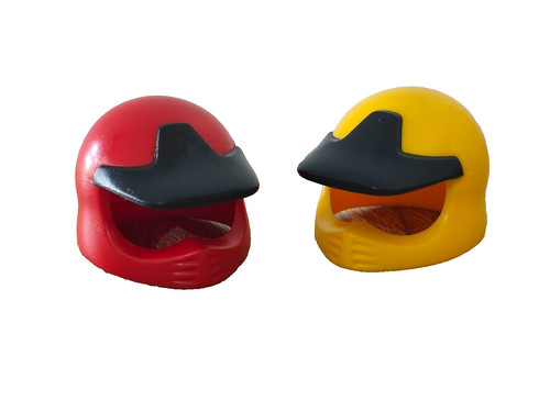 Playmobil casques pilote - x2,