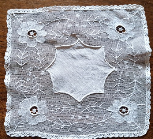 Napperon ancien tulle - -ancien, en