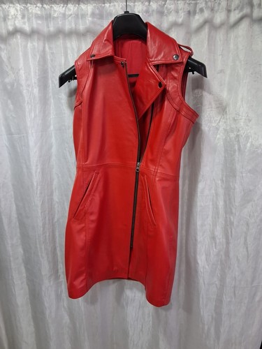 Robe cuir crop - robe,