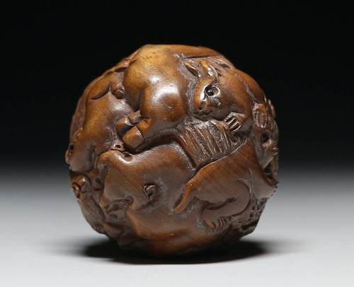 Ancien netsuke japonais les - japonais,