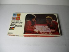 1975 Vintage Scrabble Crossword Game for Juniors - 4th Edition