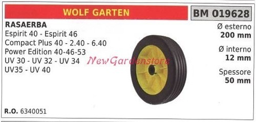Roue wolf garten tondeuse - roue,