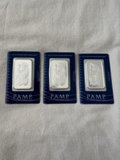 3 X Lingots d’argent 1 once