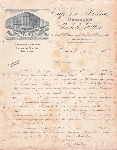 Paris brasseur lebillon - paris,