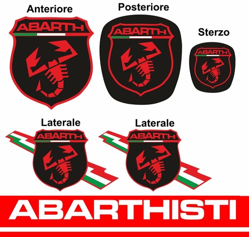 Kit adhésif abarth pour punto - adhésif,