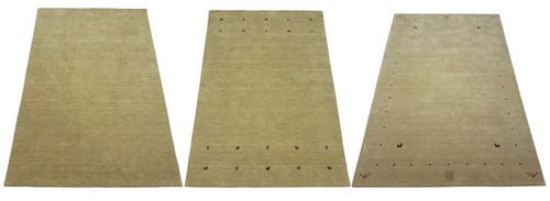 Tapis gabbeh beige 100 - gabbeh, laine