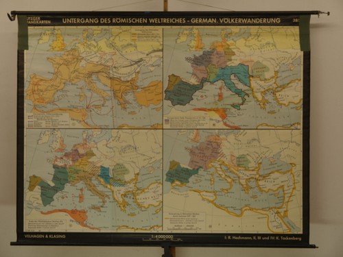 Carte murale scolaire empire - carte,