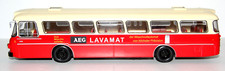 USED NEWSSTAND 1:43 DIE CAST BUSING SENATOR 12D AEG LAVAMAT RED ART BUS 20