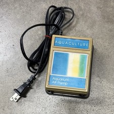 Vintage Aquaculture Aquarium Air Pump PM-503 JUL 1995 Tested Works Fish Tank
