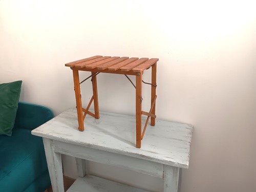 Ancien siège tabouret à - /,