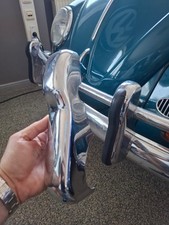 2 ORIGINAL VOLKSWAGEN OVERRIDER BUMPER CHROME GUARD VW BUG BEETLE COX 1200