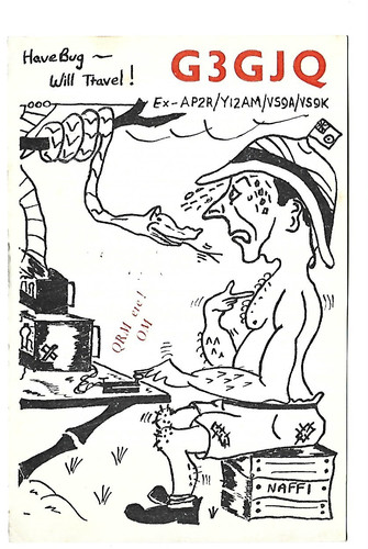 Carte qsl radio amateur - carte,