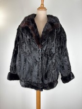 Manteau en astrakan Vintage