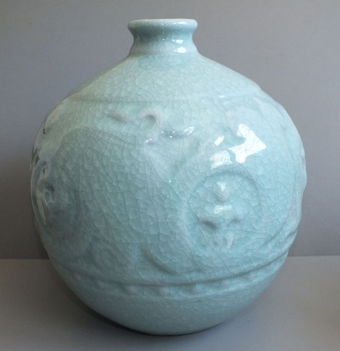 Grand vase boule céramique - vase, en