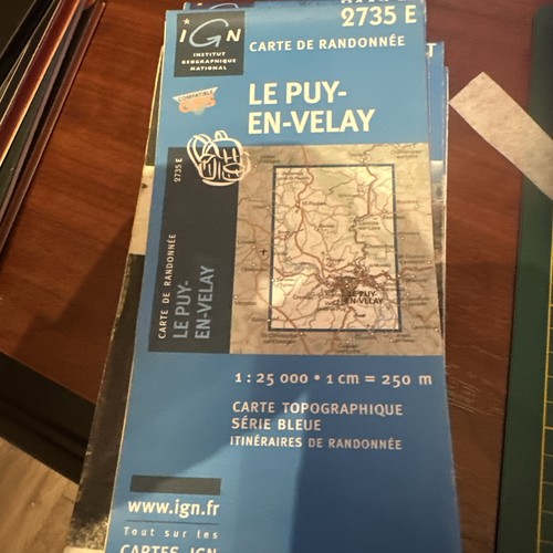 Carte ign 2735 randonnée - e,