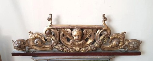 Grande frise ancienne bois - frise, en