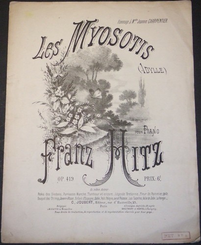 Les myosotis 419 - (idylle), op.419