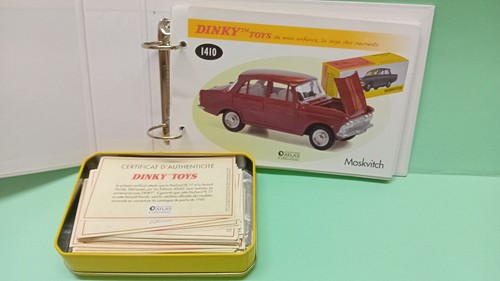 Fiche certificat dinky toys - dinky,