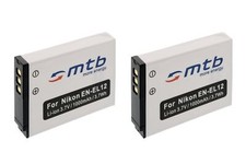 2X Batterie EN-EL12 pour Nikon