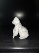 Gorille low-poly géométrique