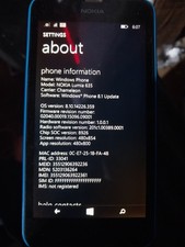 Nokia Lumia 635 RM-1078 Sprint 8GB Blue Smartphone Good