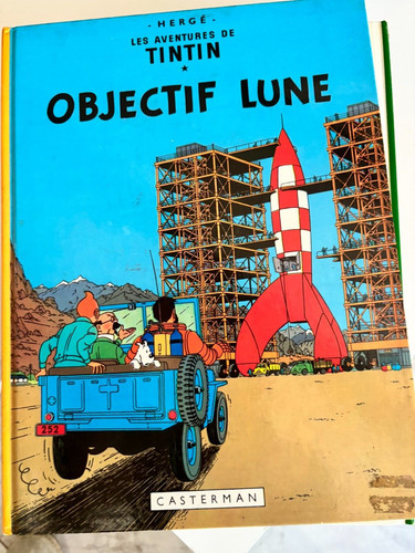Tintin objectif lune hergé - objectif, lune-