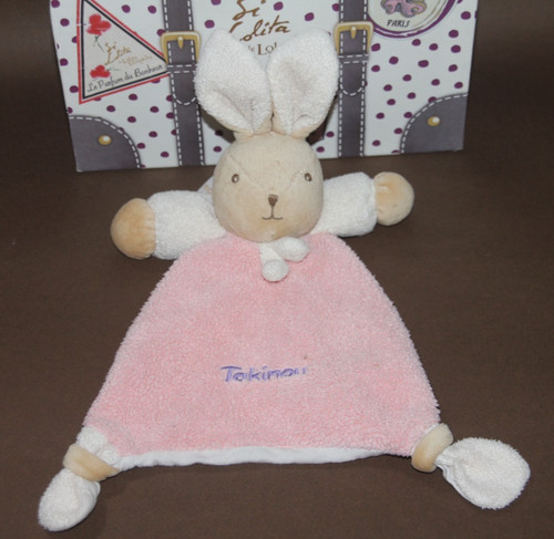 Doudou takinou lapin - takinou, plat