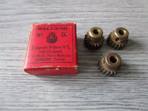 Meccano boite pignons 19 - meccano:, 3