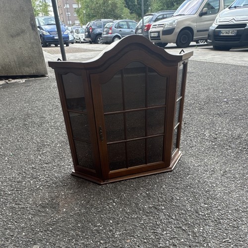 Vitrine murale bois verre - bois, et