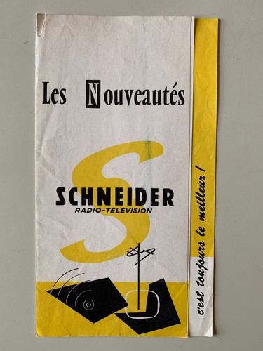 Ancien depliant publicitaire - ancien,