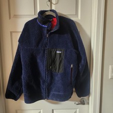 Patagonia Retro-X Fleece Jacket Charcoal Grey Deep Pile Sherpa L / XL No Tag