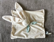 Doudou Lapin blanc crème