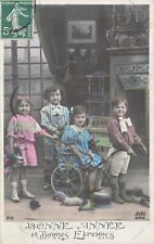 CP GOOD ETRENNES CHILDREN ELEGANT WHEELCHAIR IN LIVING ROOM - 6414