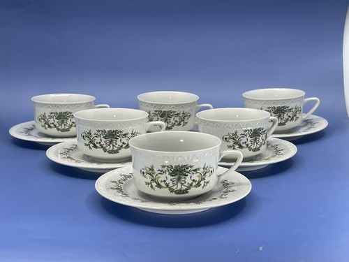 Tasses café thé soucoupes - 6,