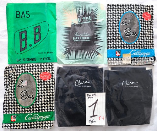 Paires bas nylon vintage - 6, de