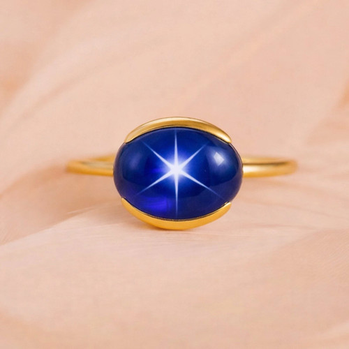 Bague ovale en or - ovale,