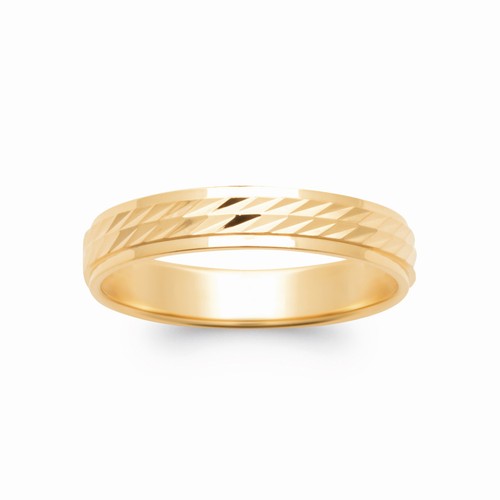Bague alliance motif - , chevron