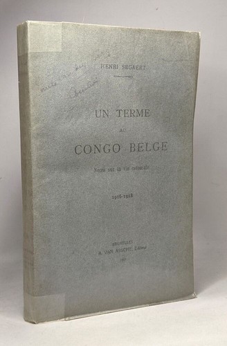 Terme congo belge - un,