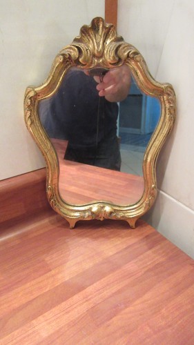 Miroir bois doré - en,