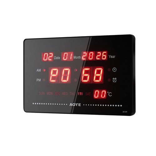 Avizar horloge led lumineux - horloge,