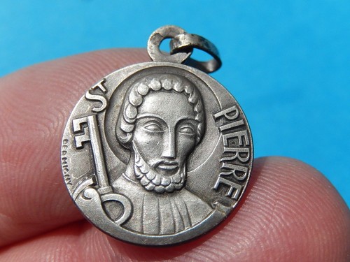Medaille argent saint pierre - argent,