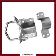 Ensemble Pied de Mât & Collier de Mât Ø 50 mm pour Mât d'Antenne SAT & TNT